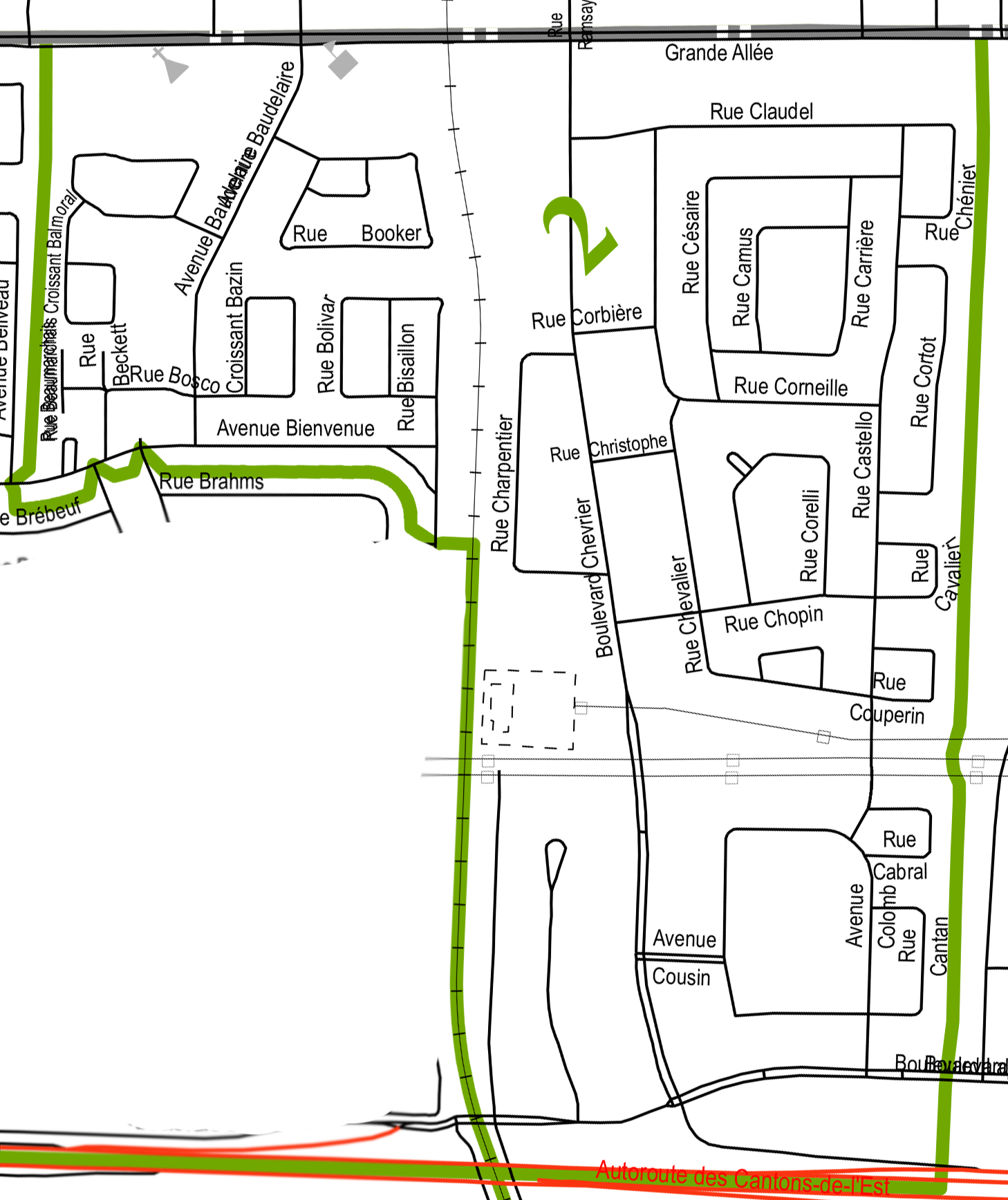 Carte-Districts-Électoraux-2r3 District 12 Brossard